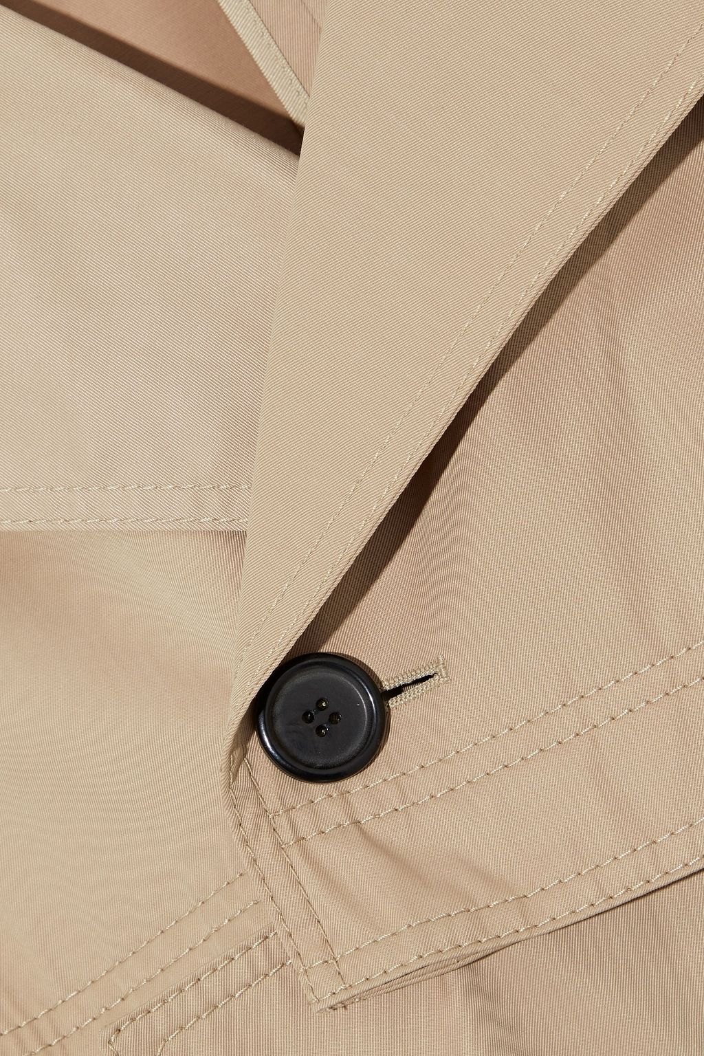 VALENTINO GARAVANI Button-detailed cutout gabardine trench coat