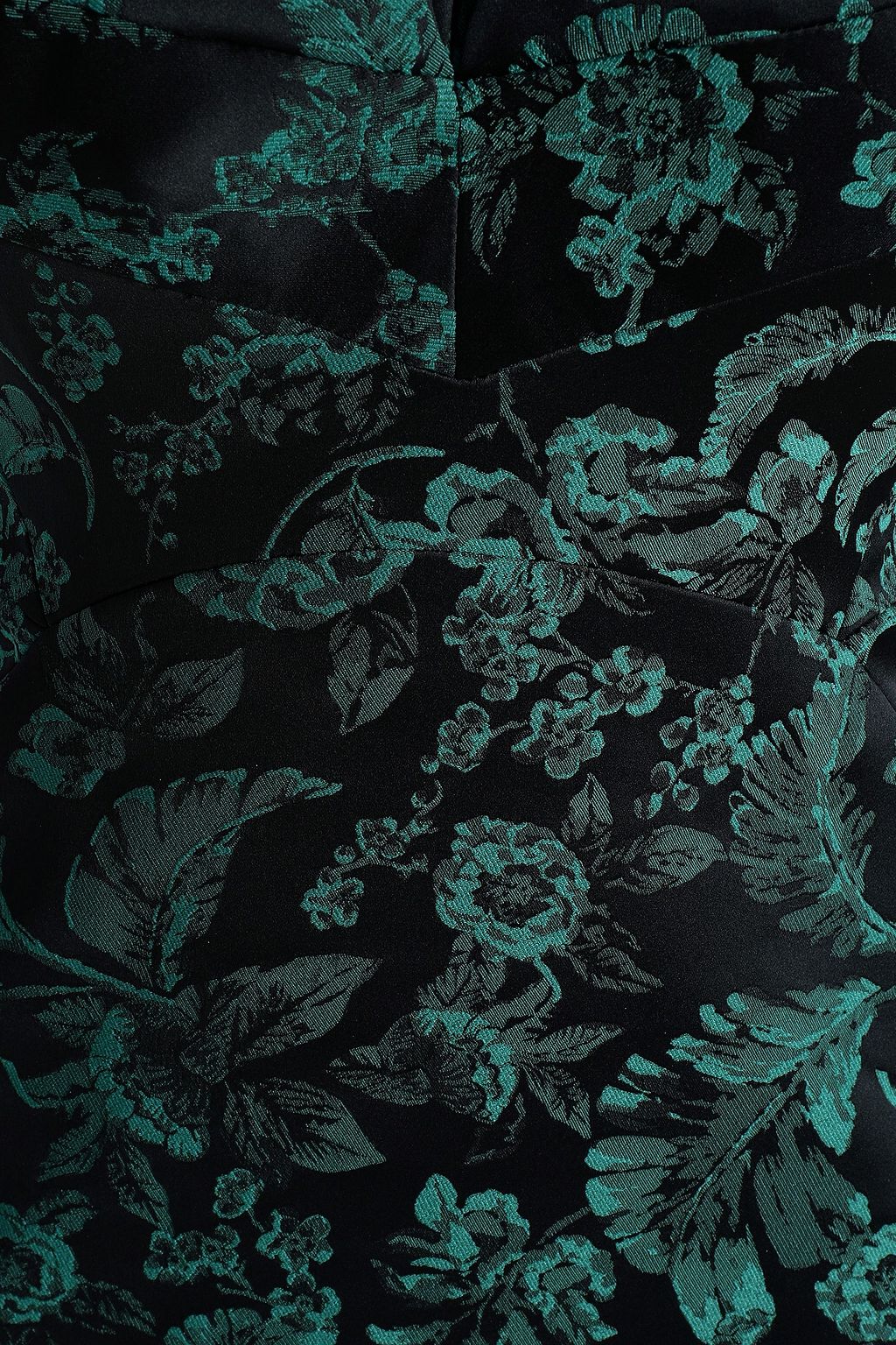 ZAC POSEN Floral-jacquard gown