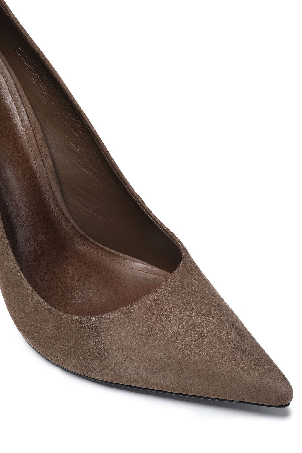 pumps taupe suede