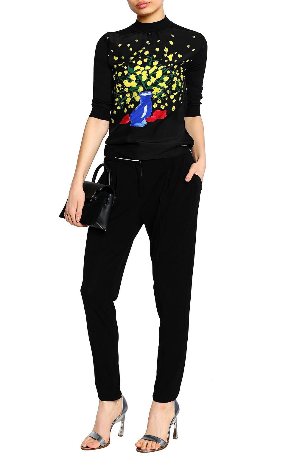 VIONNET Crepe tapered pants