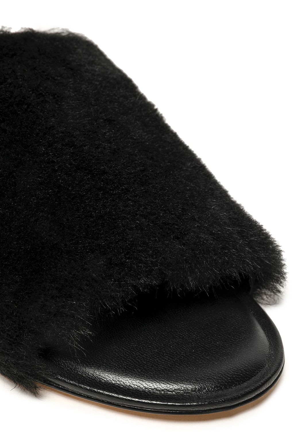 DIANE VON FURSTENBERG Santi shearling slides