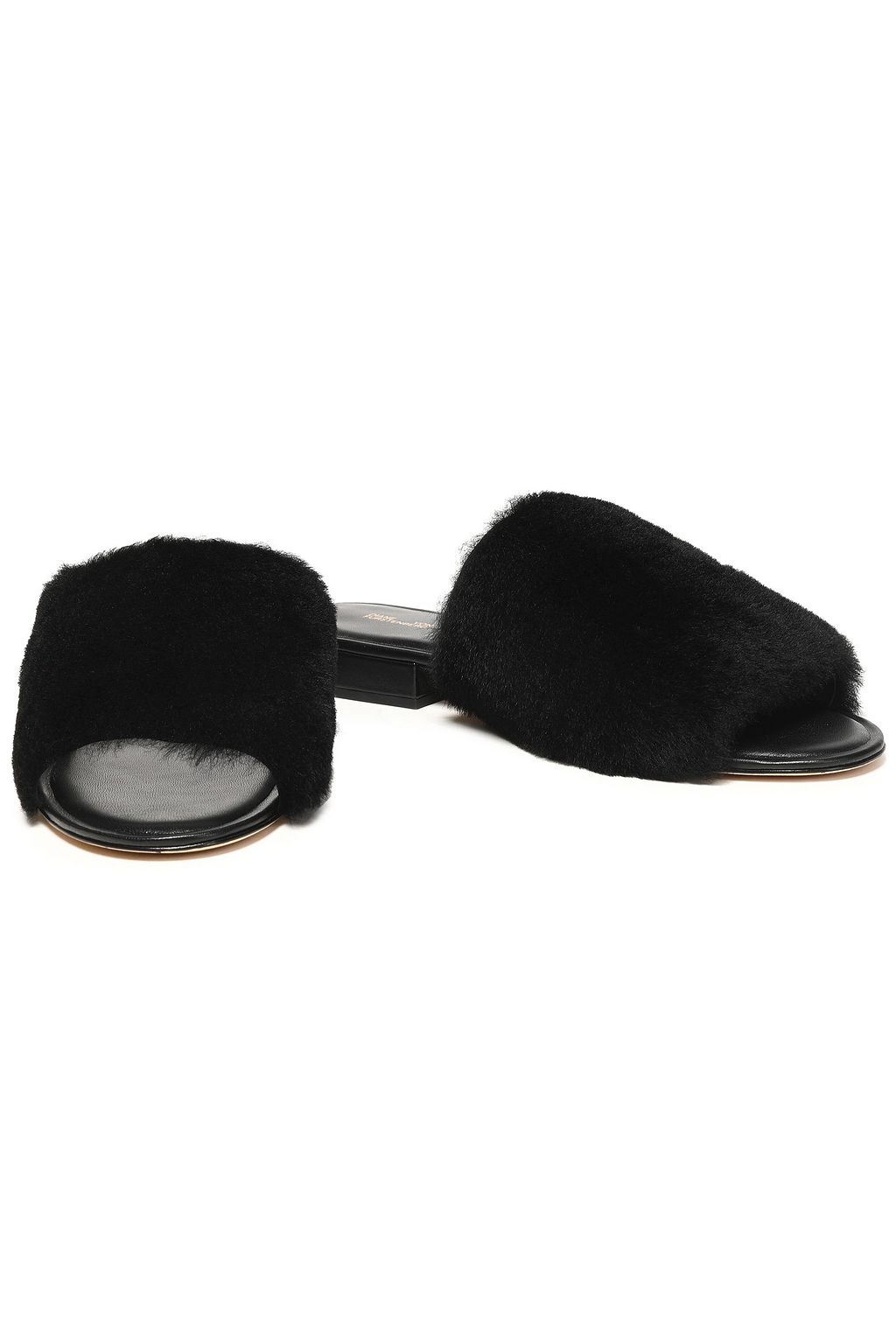 DIANE VON FURSTENBERG Santi shearling slides