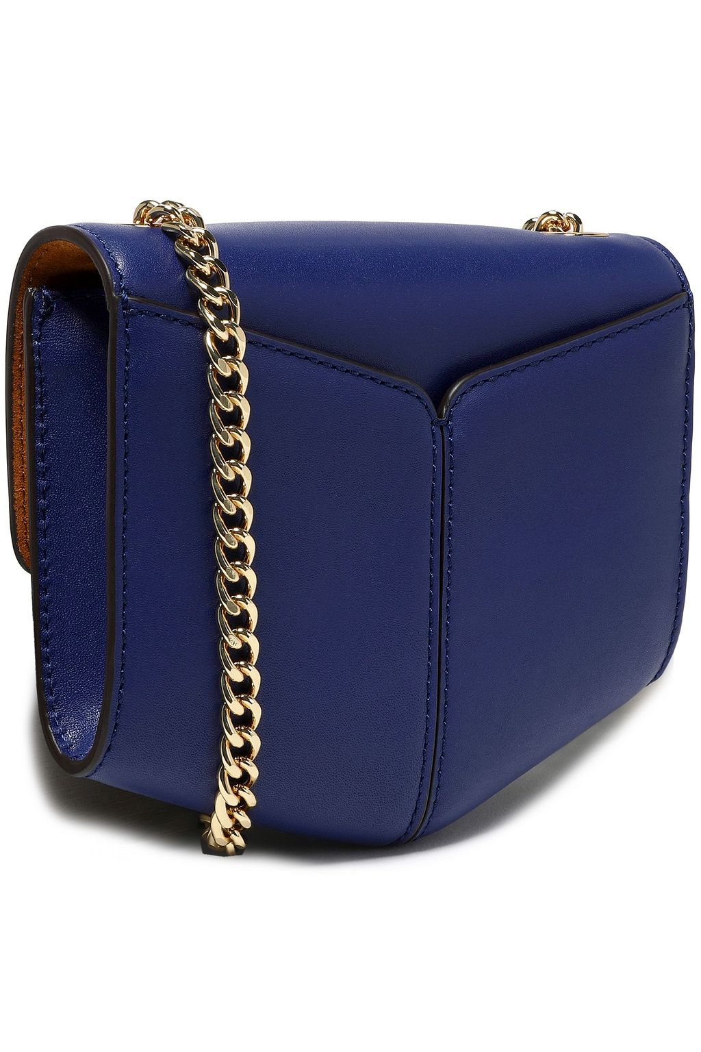 SANDRO Leather shoulder bag THE