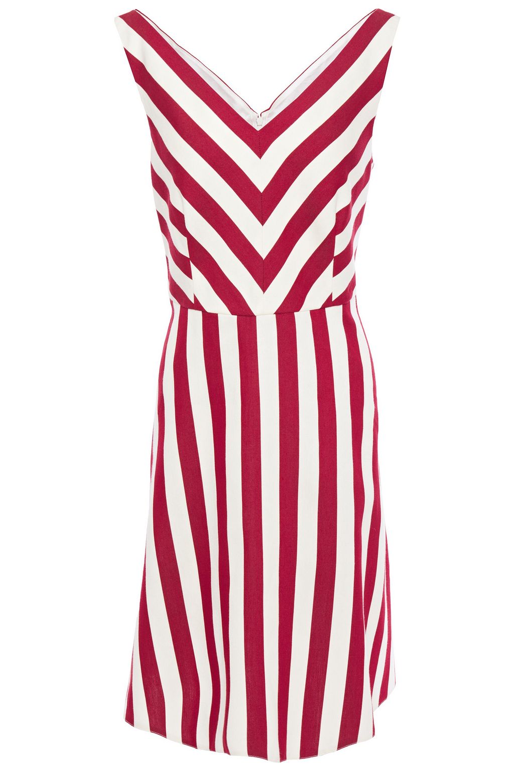red valentino striped dress