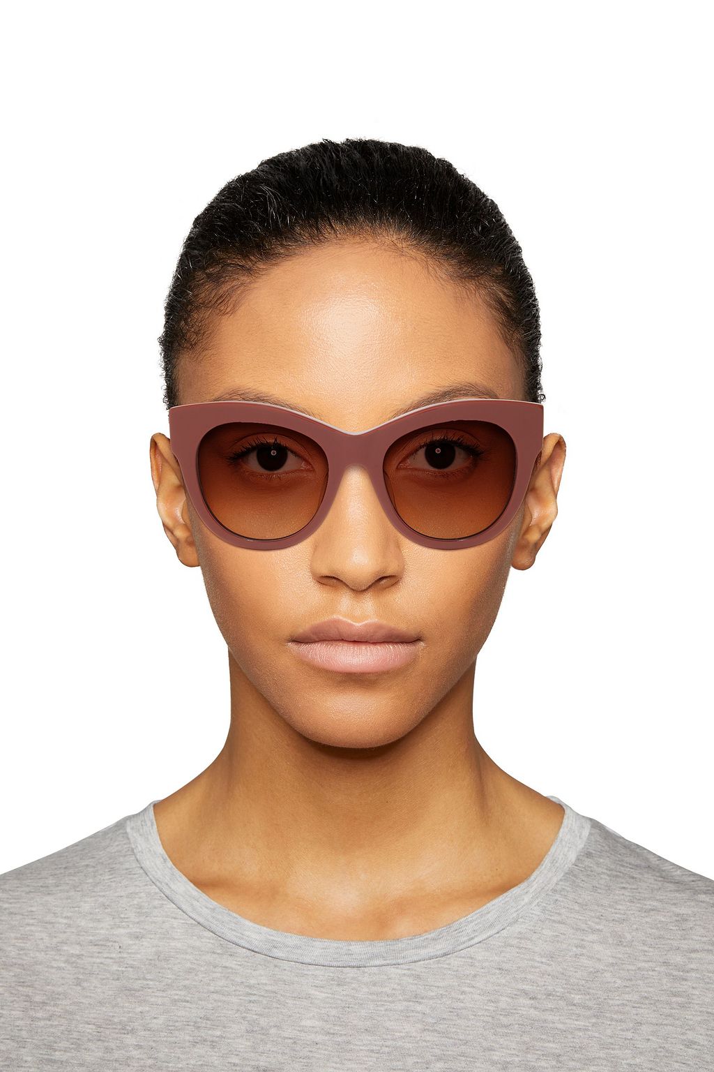 STELLA MCCARTNEY D-frame chain-trimmed acetate sunglasses