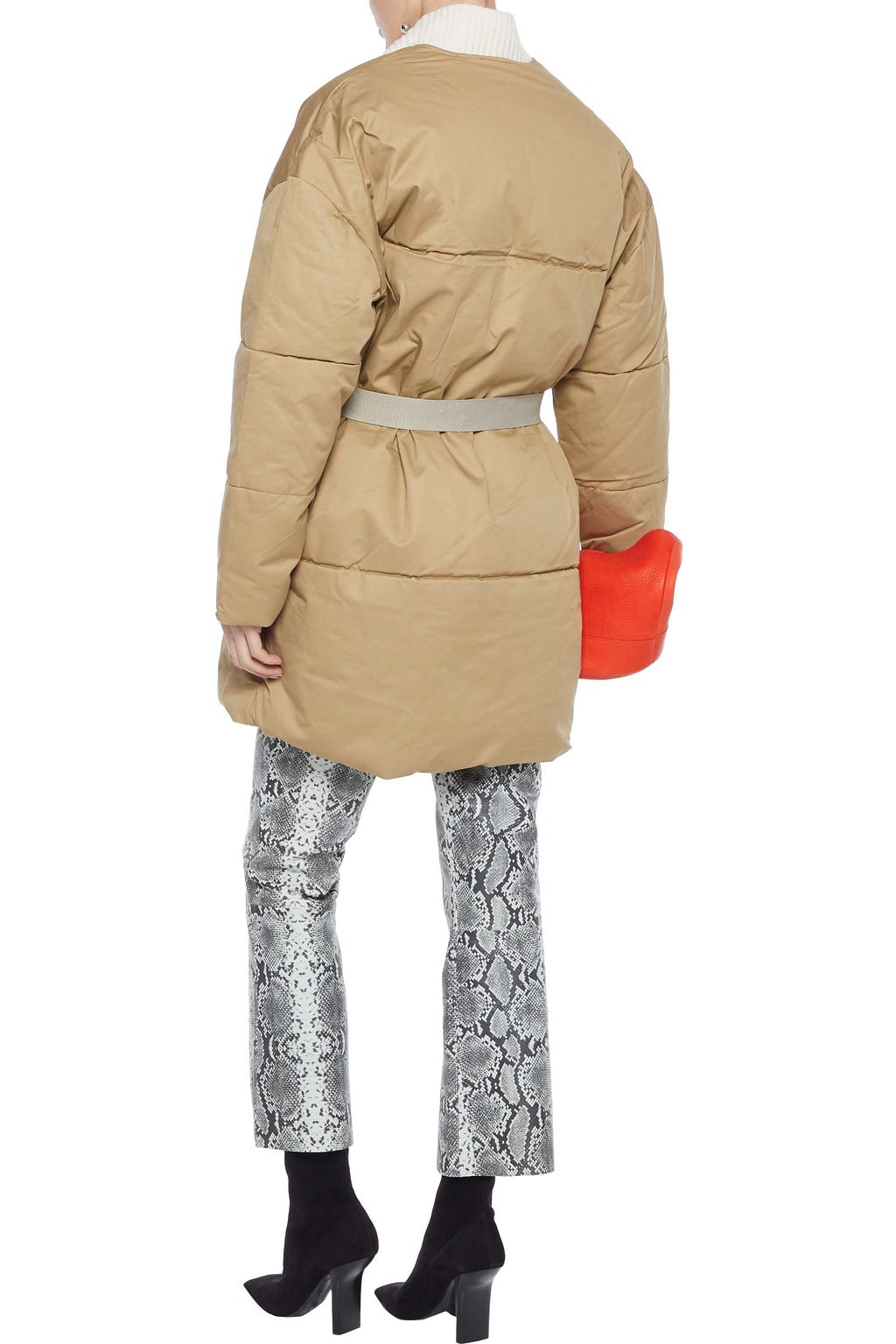 REBECCA MINKOFF Sandra quilted cotton-twill coat