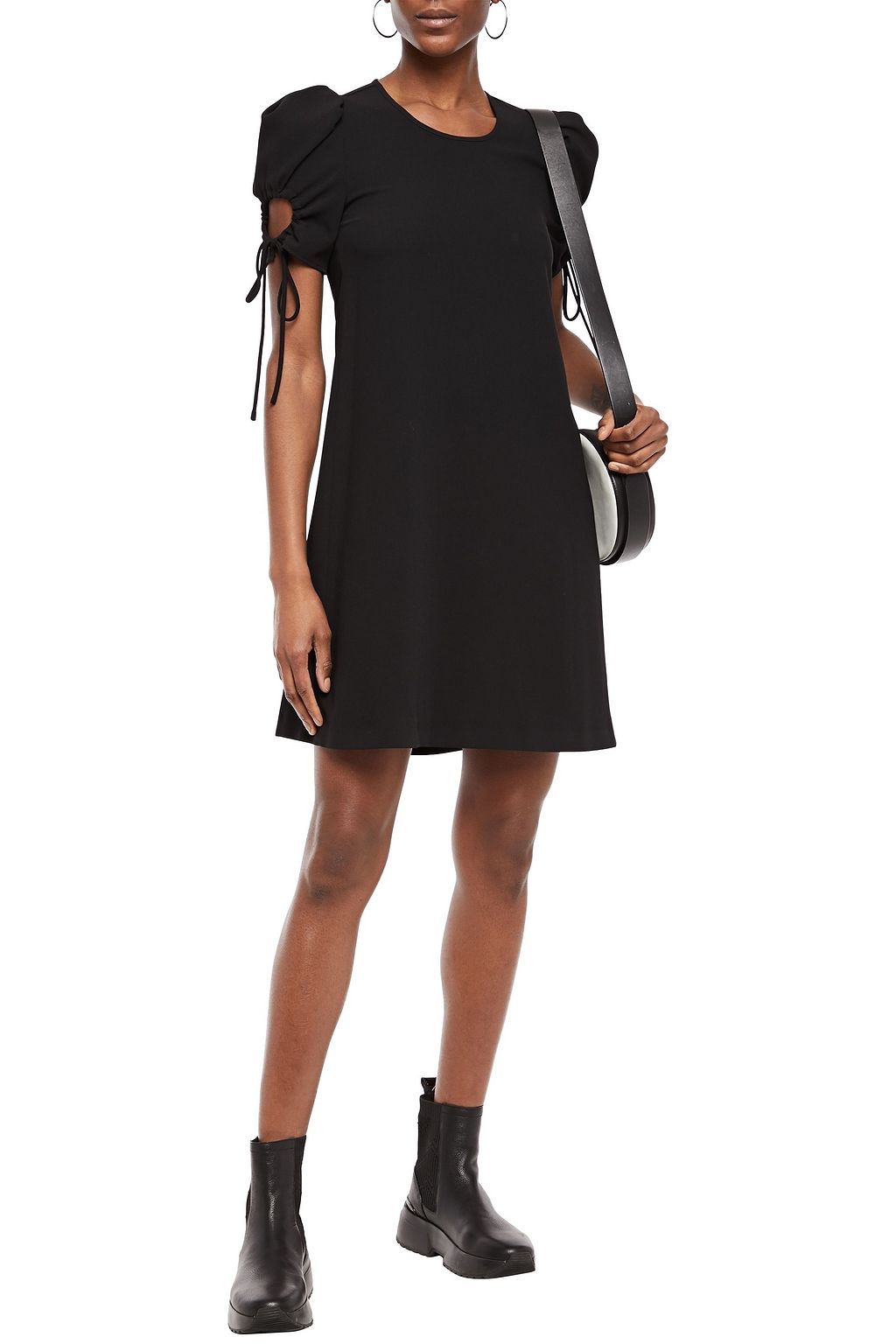SEE BY CHLOÉ Ruched crepe mini dress