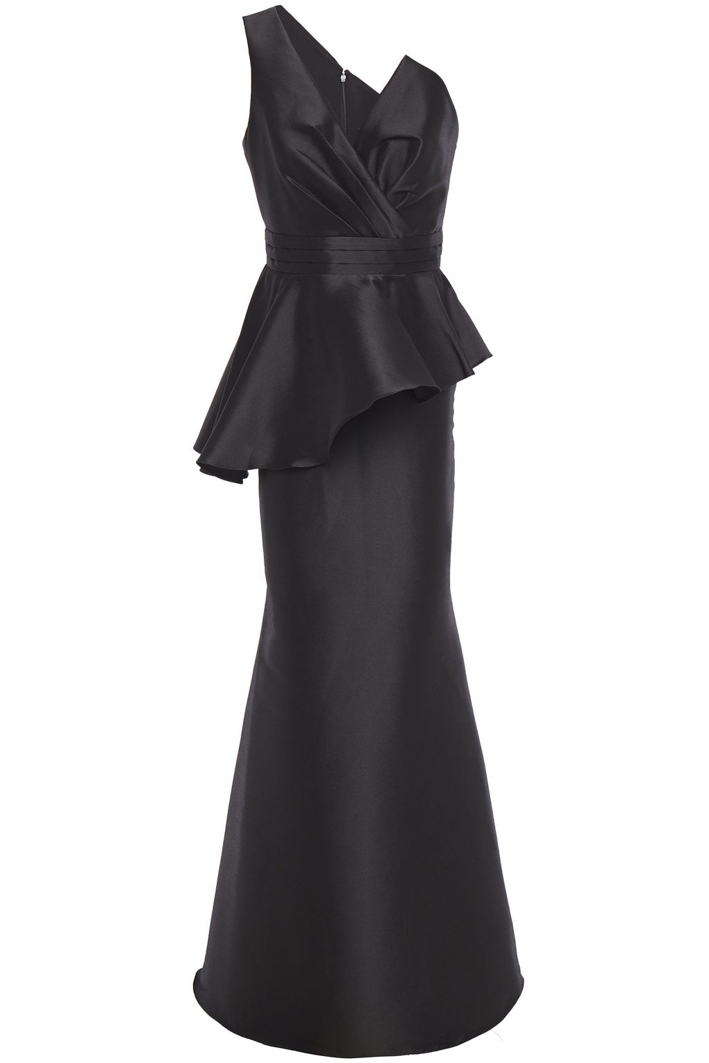 badgley mischka peplum dress