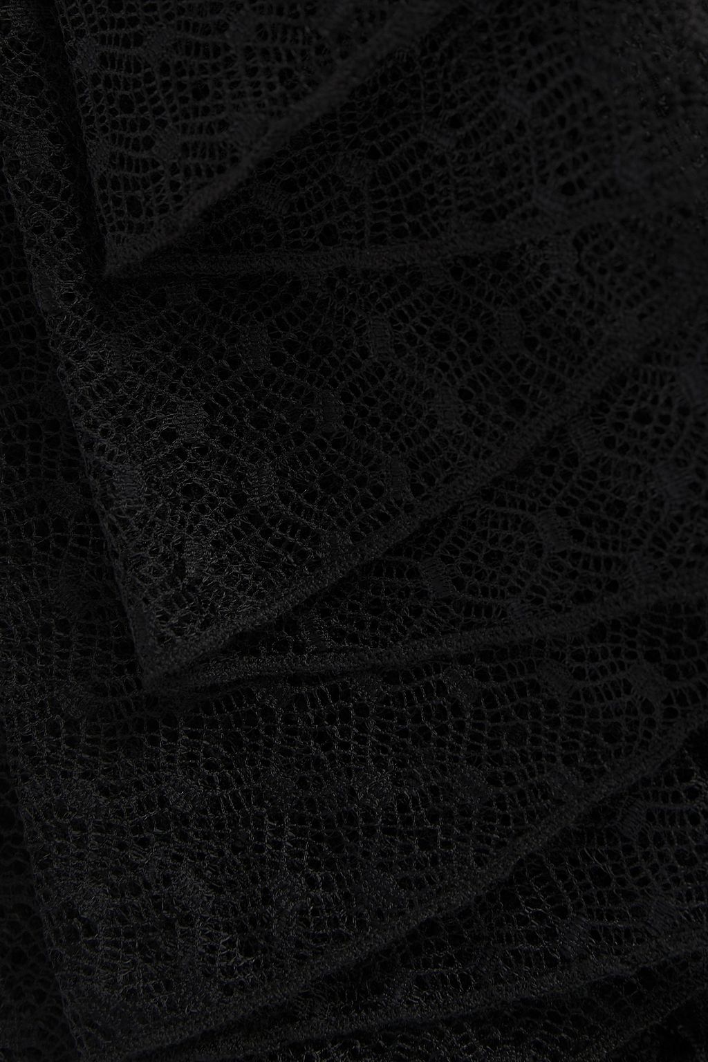 SEE BY CHLOÉ Ruffled paneled cotton-blend lace mini dress