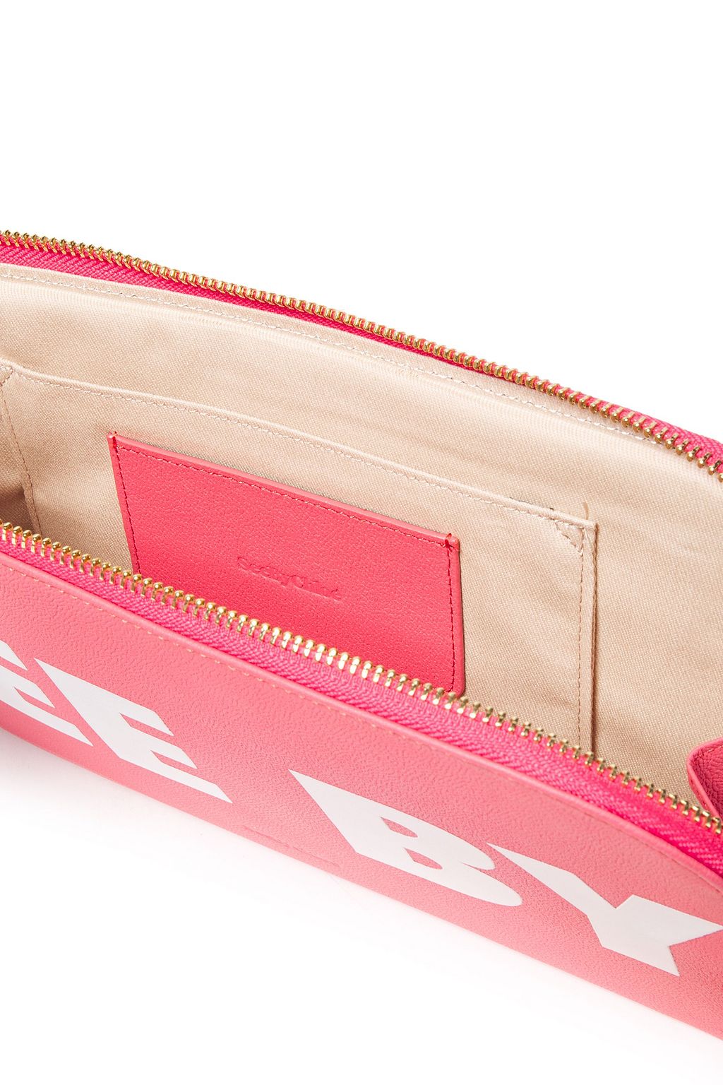 SEE BY CHLOÉ Logo-print leather pouch
