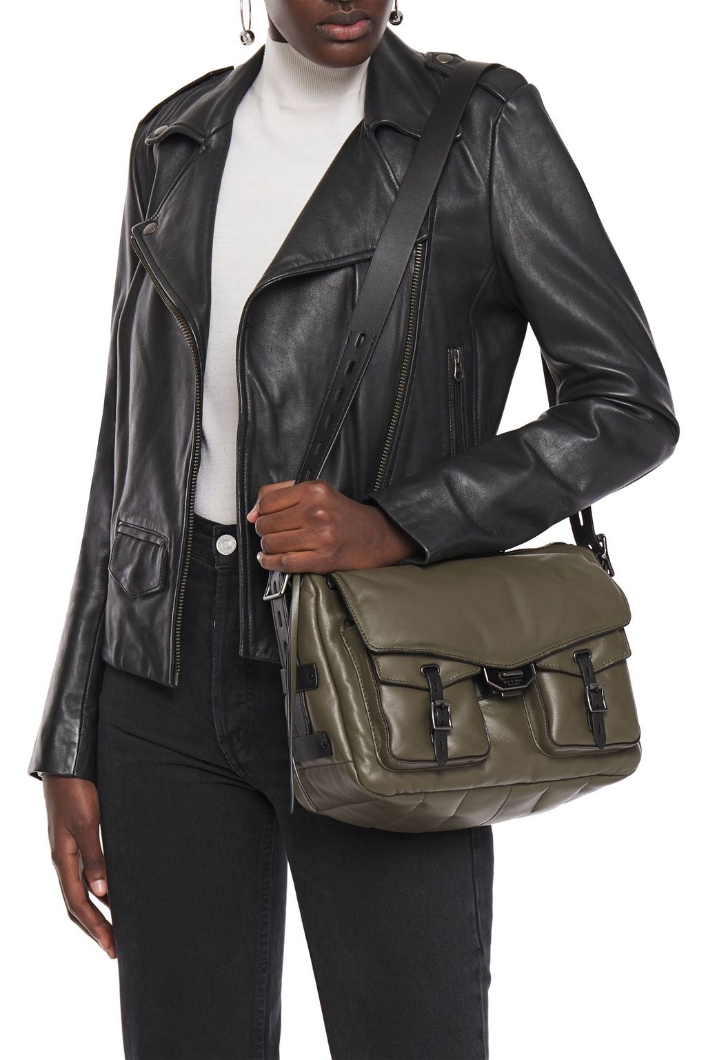 RAG & BONE Field Puffer leather shoulder bag