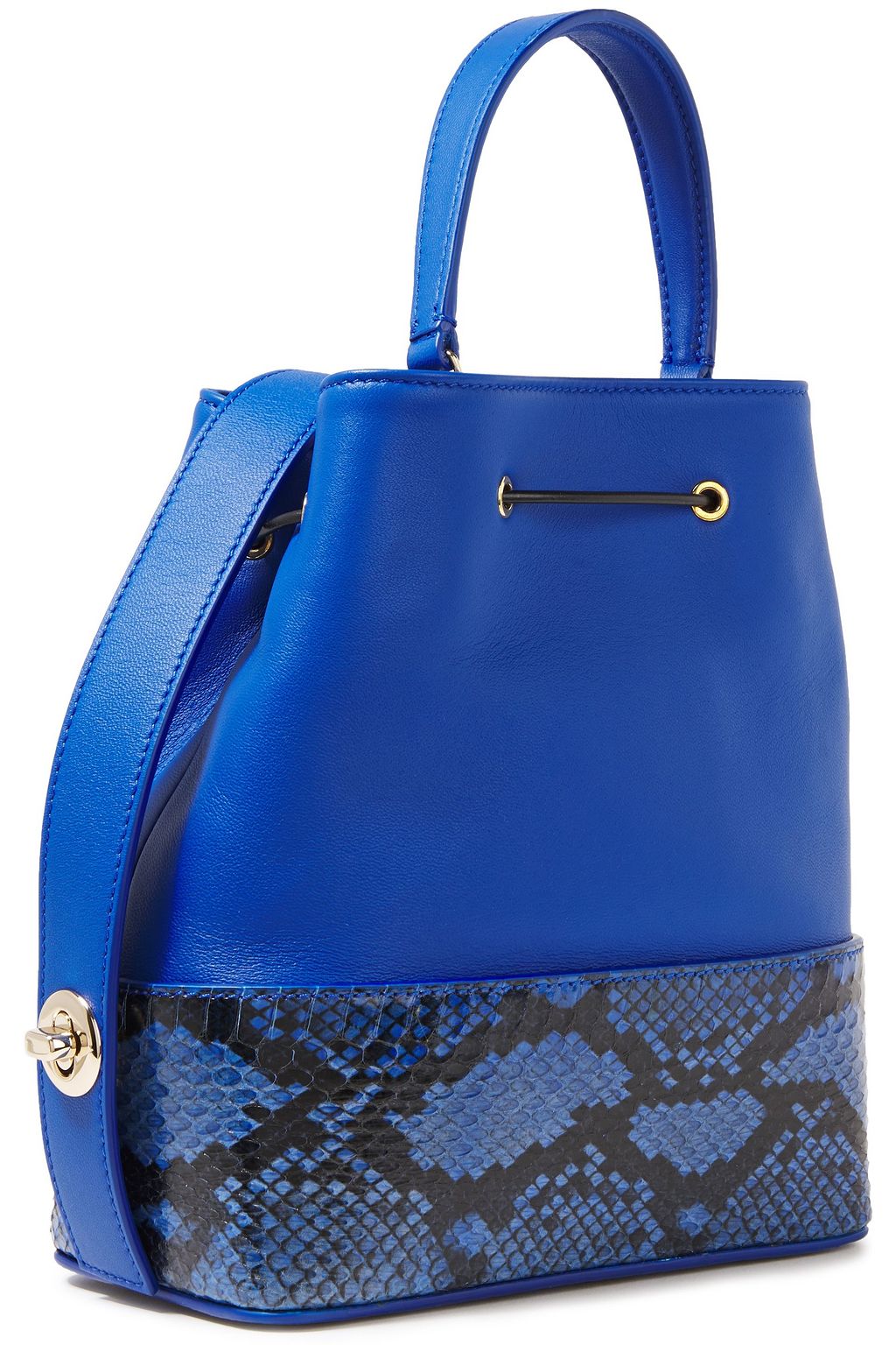 PUCCI Bonita elaphe-paneled leather bucket bag