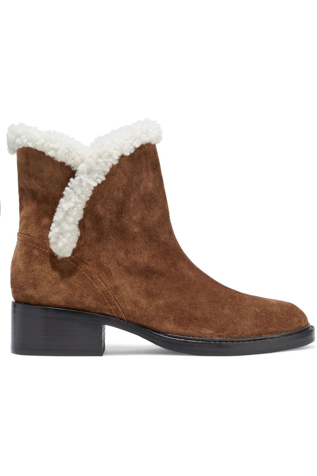 sigerson morrison iris shearling buckle boots