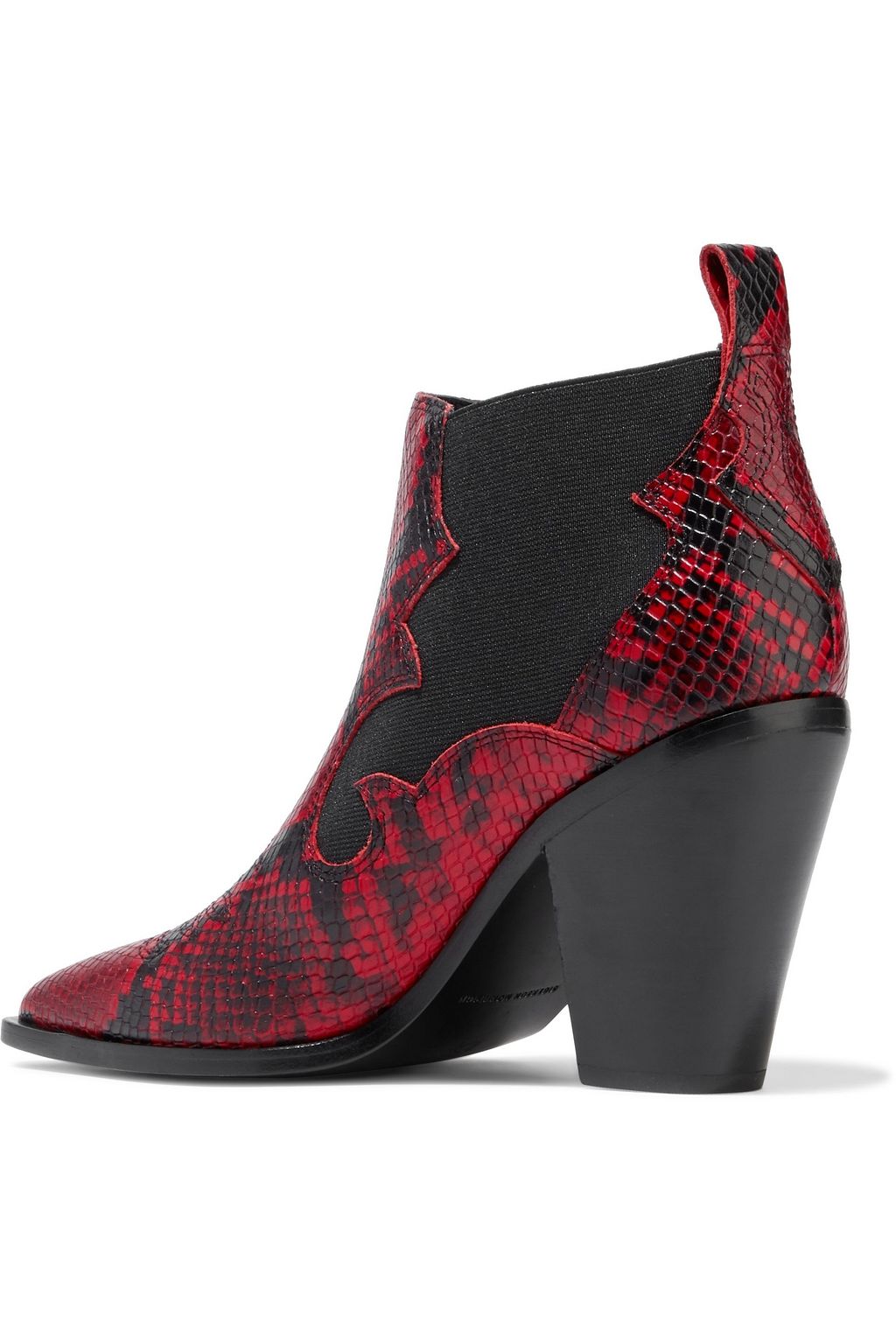 SIGERSON MORRISON Kaleb snake-effect leather ankle boots