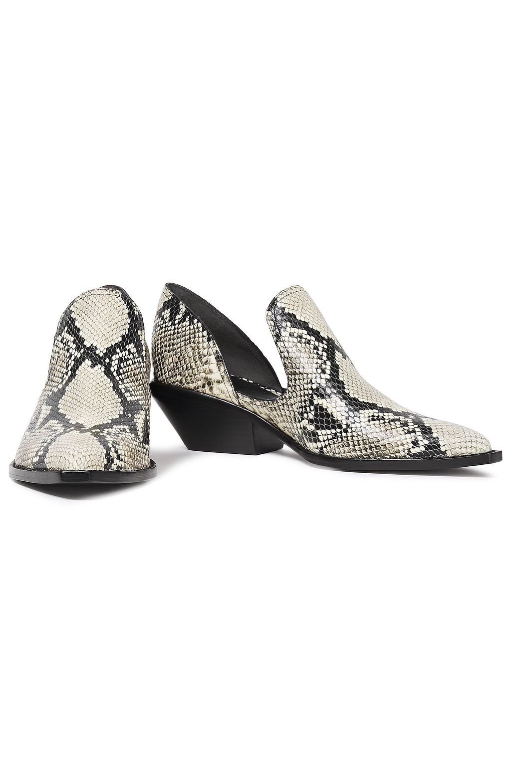 SIGERSON MORRISON Tabatha snake-effect leather ankle boots