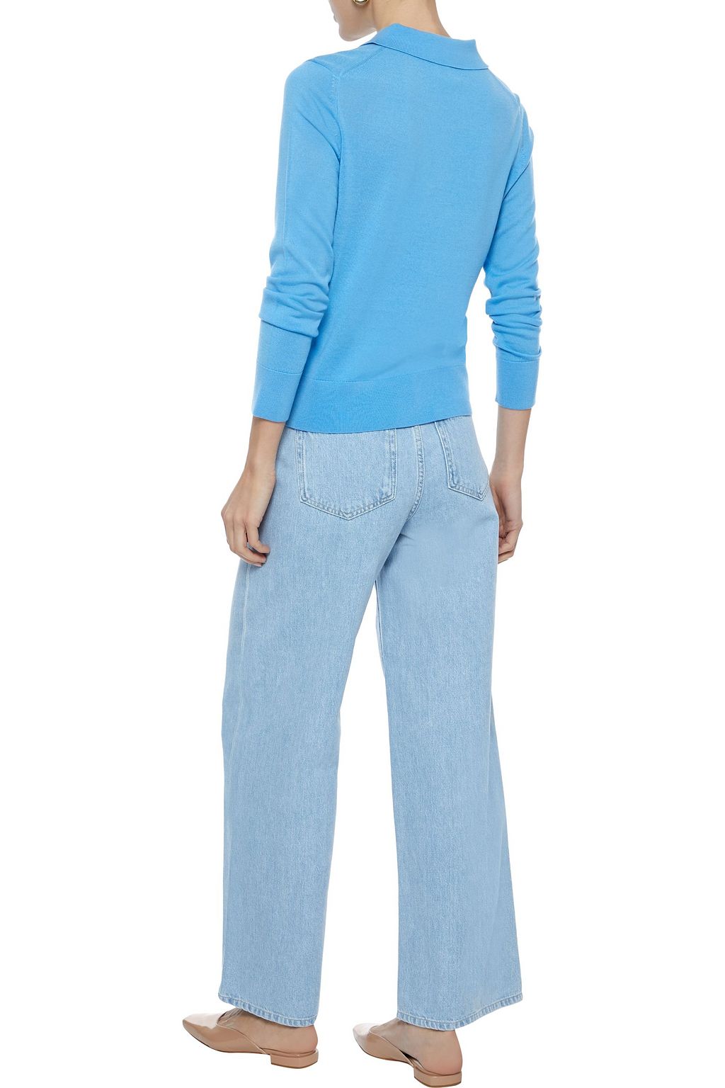 IRIS & INK Virginia high-rise wide-leg jeans