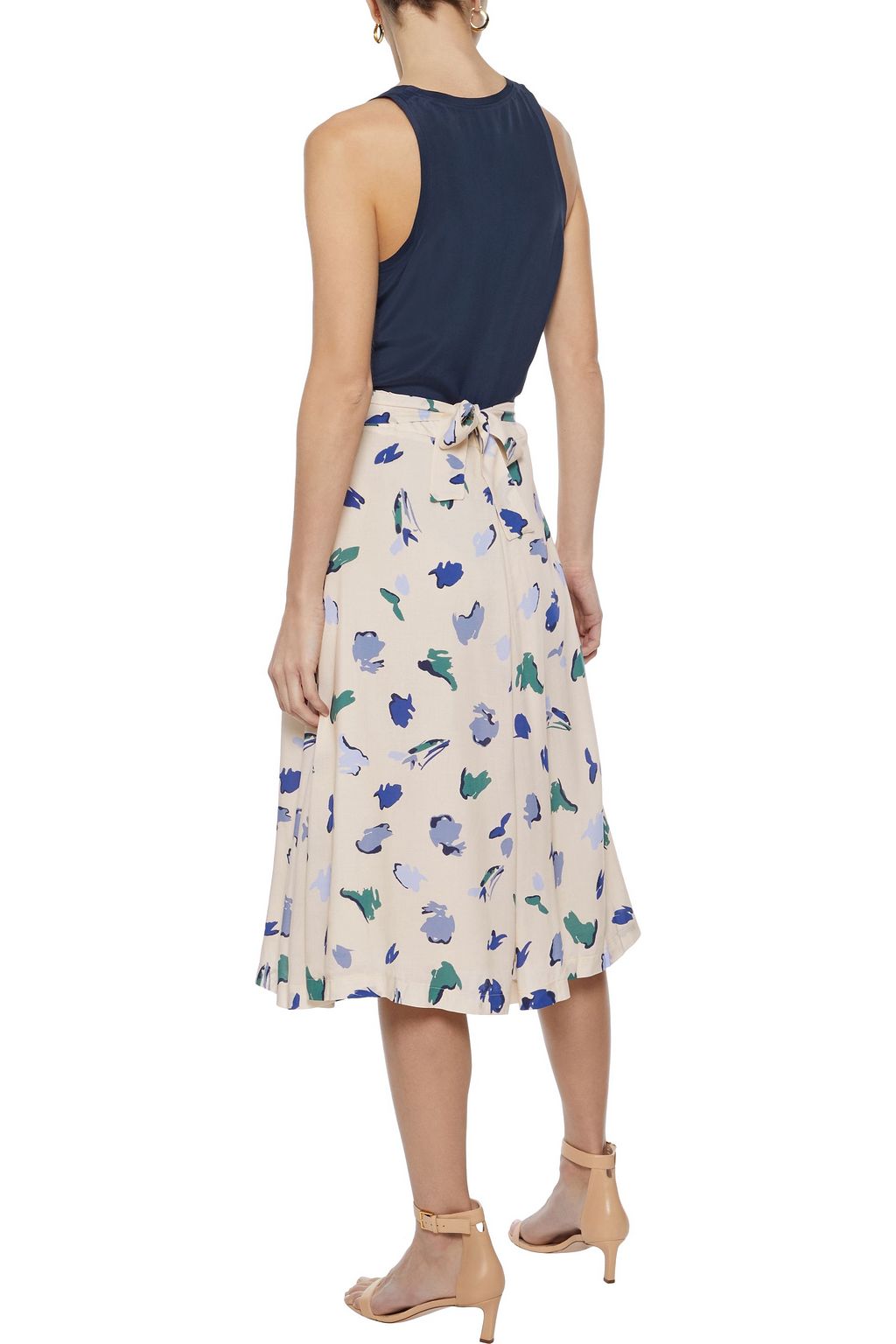 IRIS & INK Yucca silk crepe de chine tank