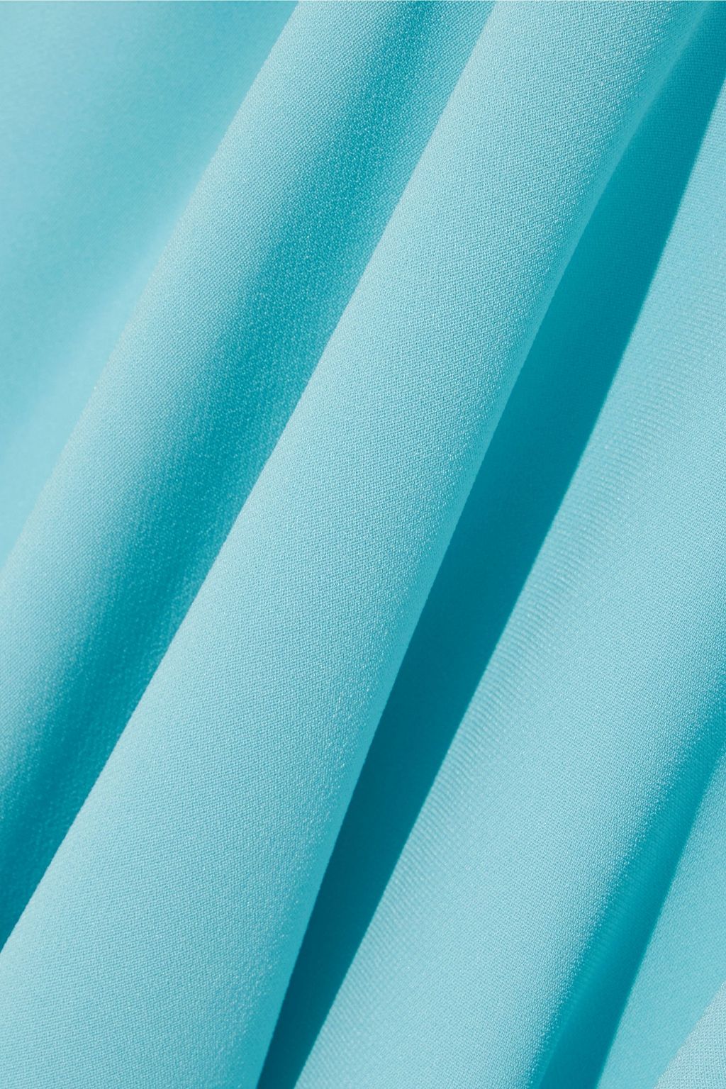 SIMKHAI Asymmetric ruffled stretch-crepe midi dress