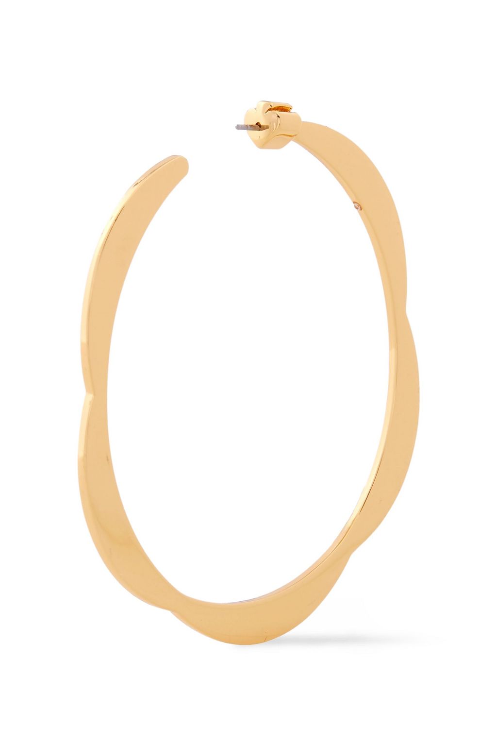 KATE SPADE NEW YORK Gold-tone hoop earrings