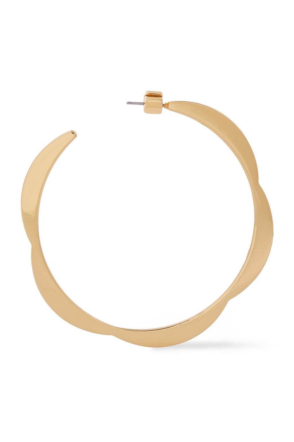 KATE SPADE NEW YORK Gold-tone hoop earrings