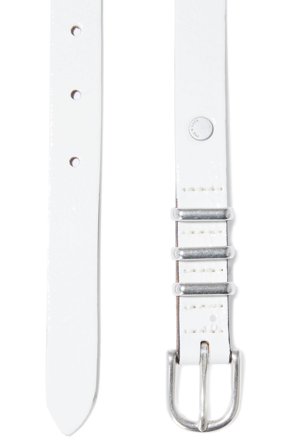 RAG & BONE Neon patent-leather belt