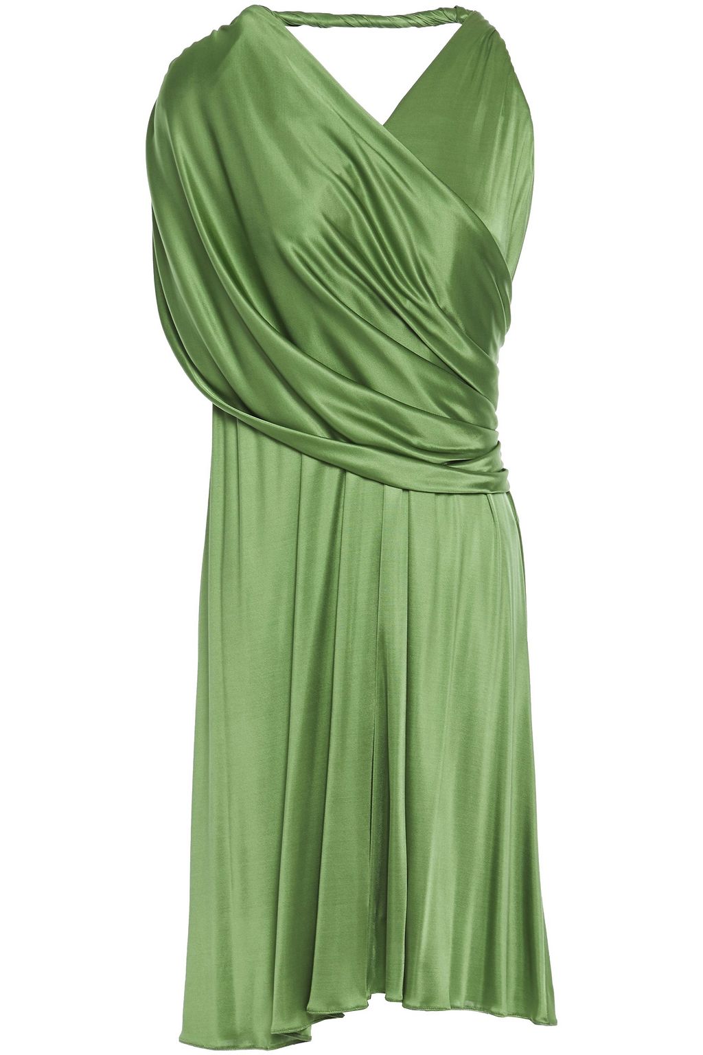 leaf green dress