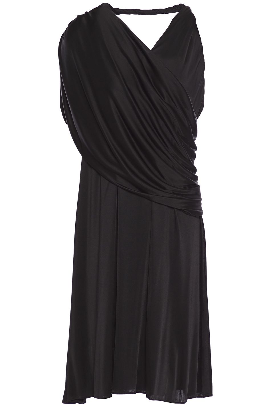 black one piece knee length