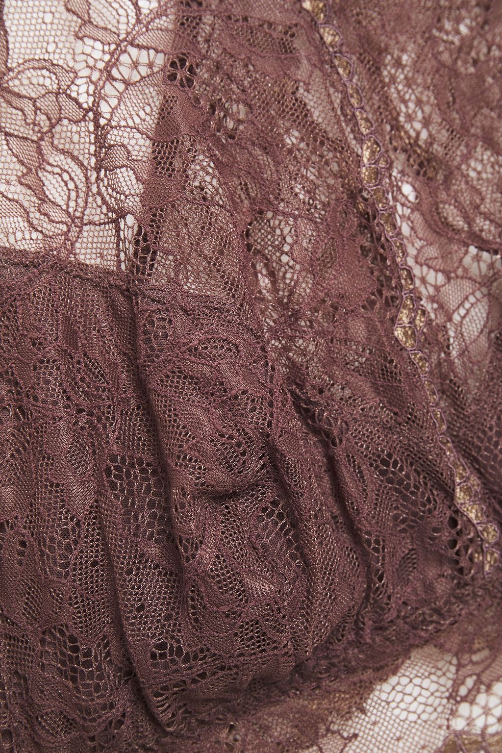 EBERJEY Scalloped stretch-lace bralette