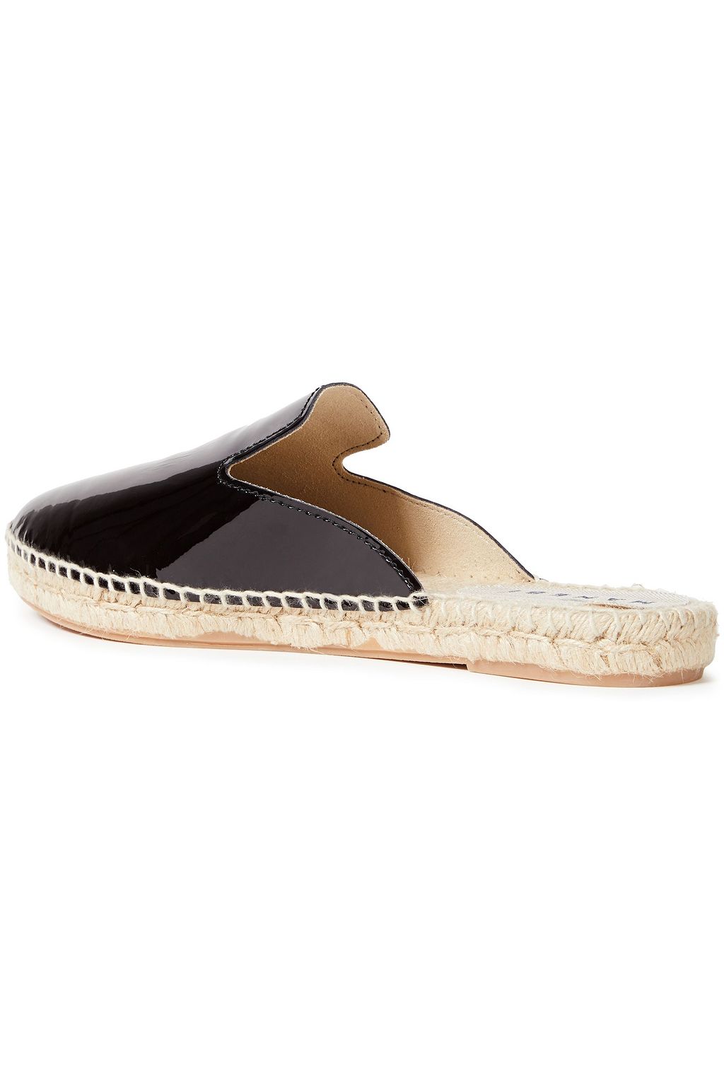 MANEBÍ Patent-leather espadrille slippers