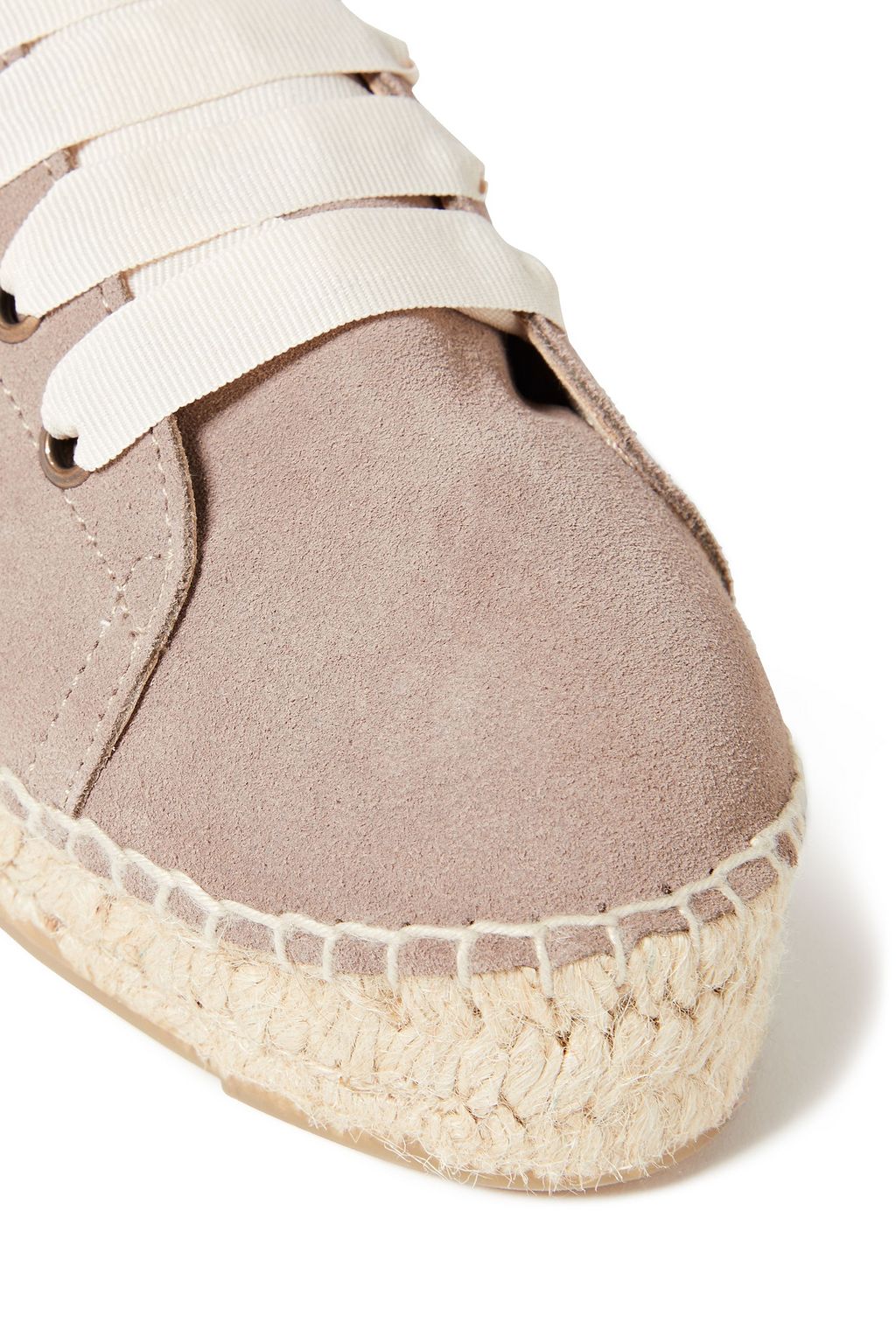 MANEBÍ Suede platform espadrille sneakers