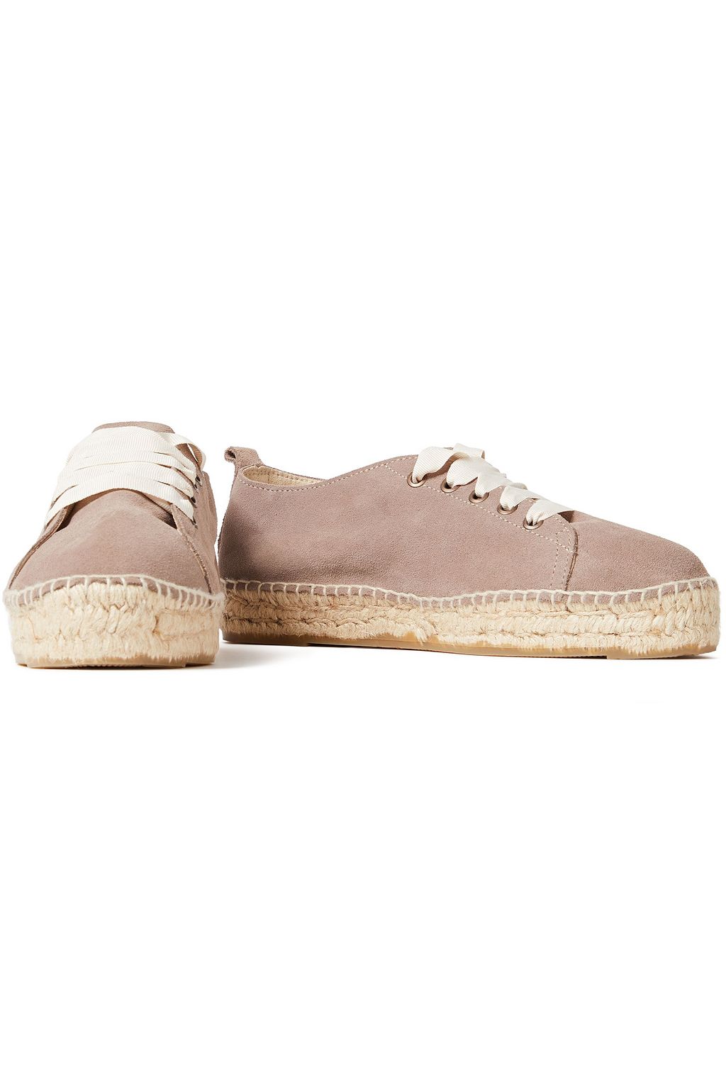 MANEBÍ Suede platform espadrille sneakers