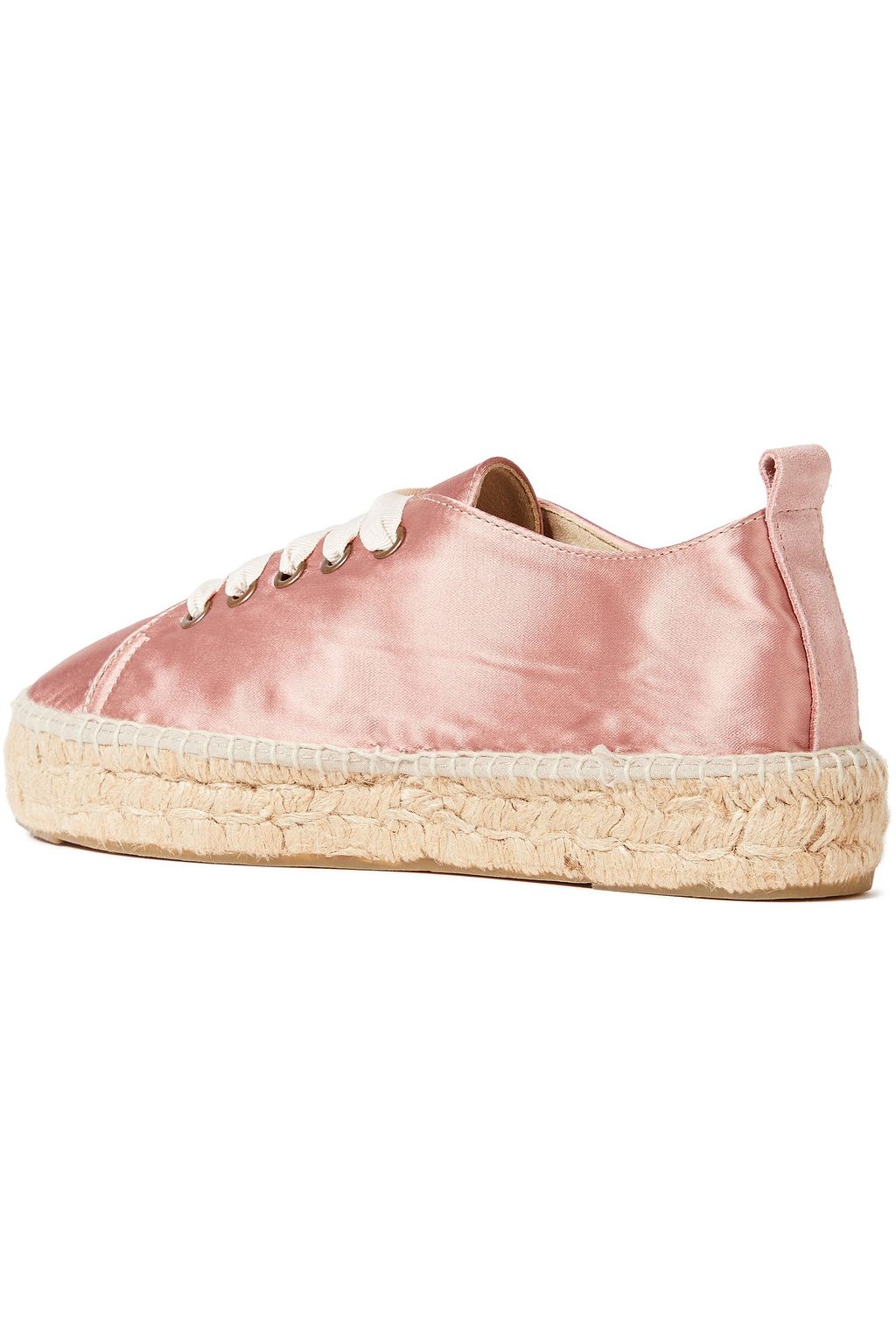 MANEBÍ Satin platform espadrille sneakers