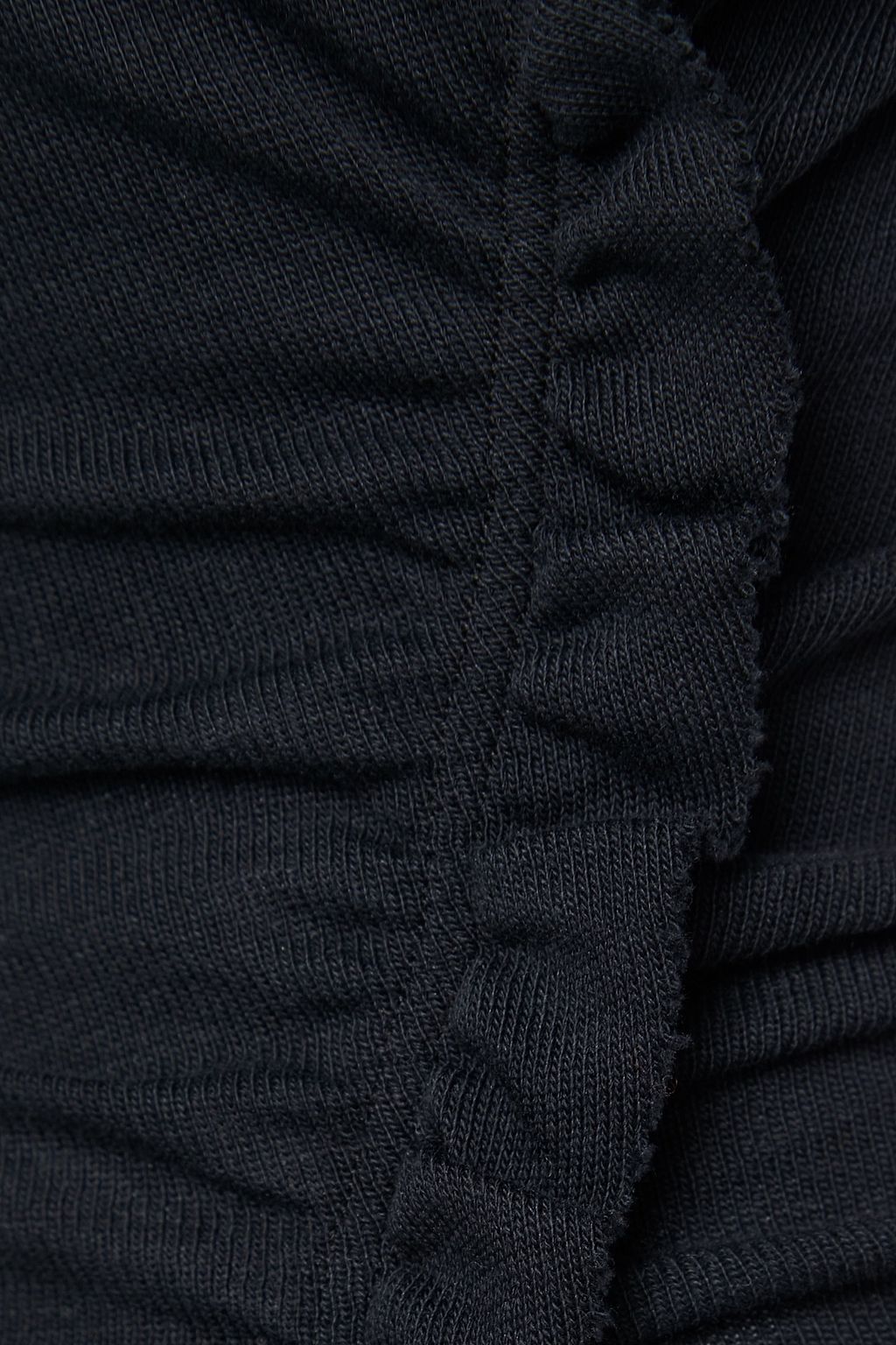 IRO Elfin ruched cotton-jersey dress