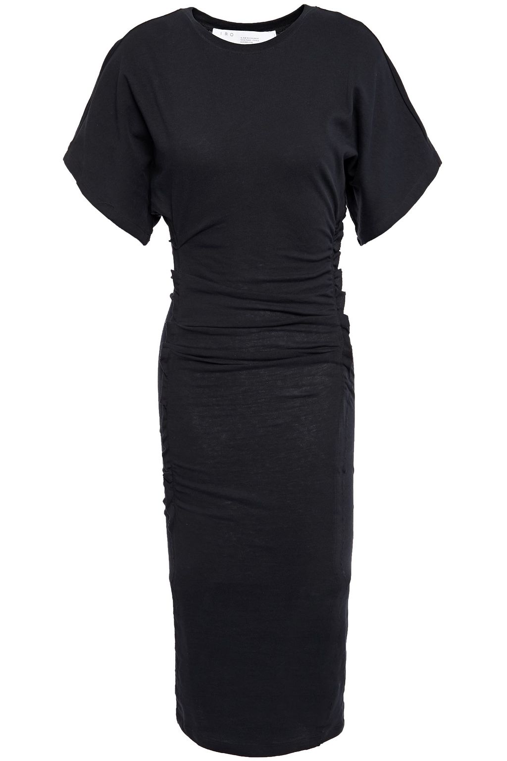 black cotton jersey dress