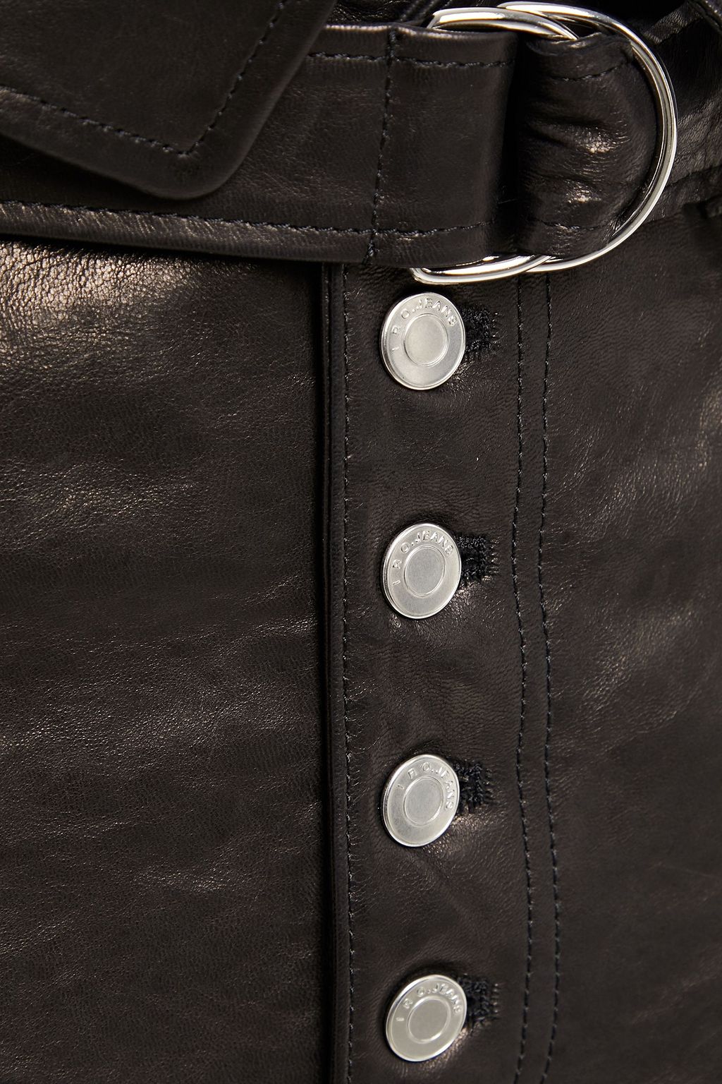 IRO Fekire belted leather tapered pants