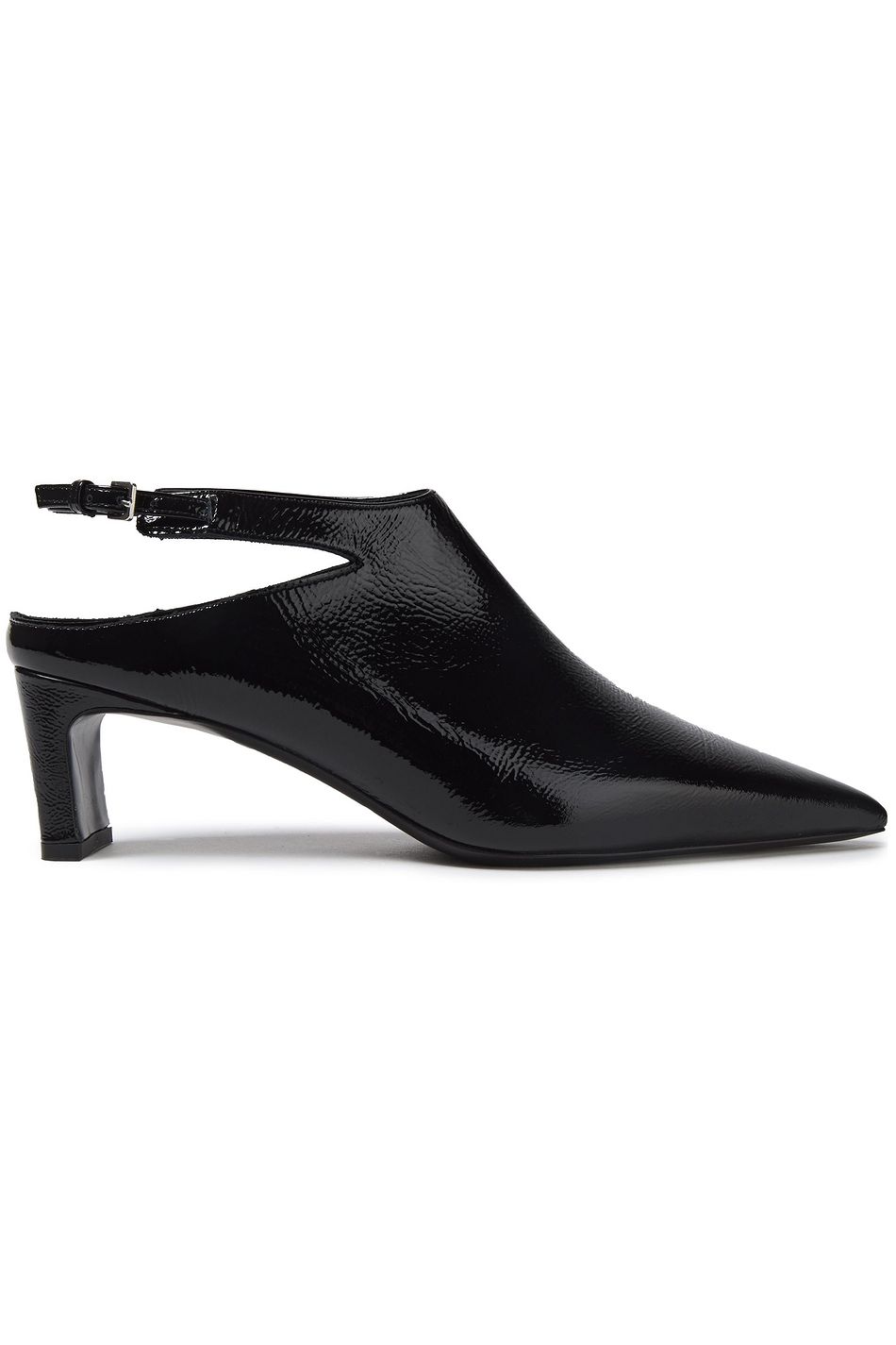 patent leather slingback heels