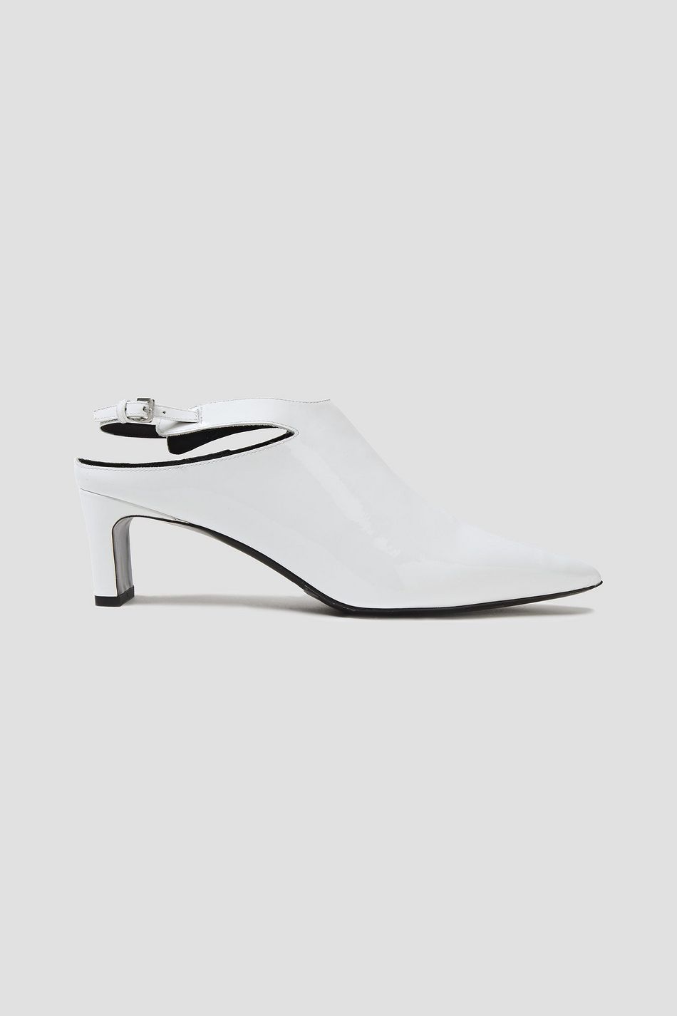 patent leather slingback pumps