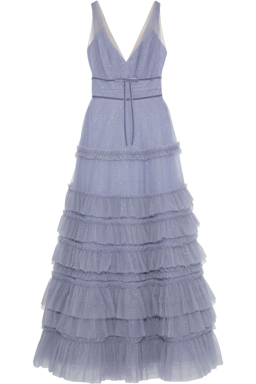 light blue velvet dress