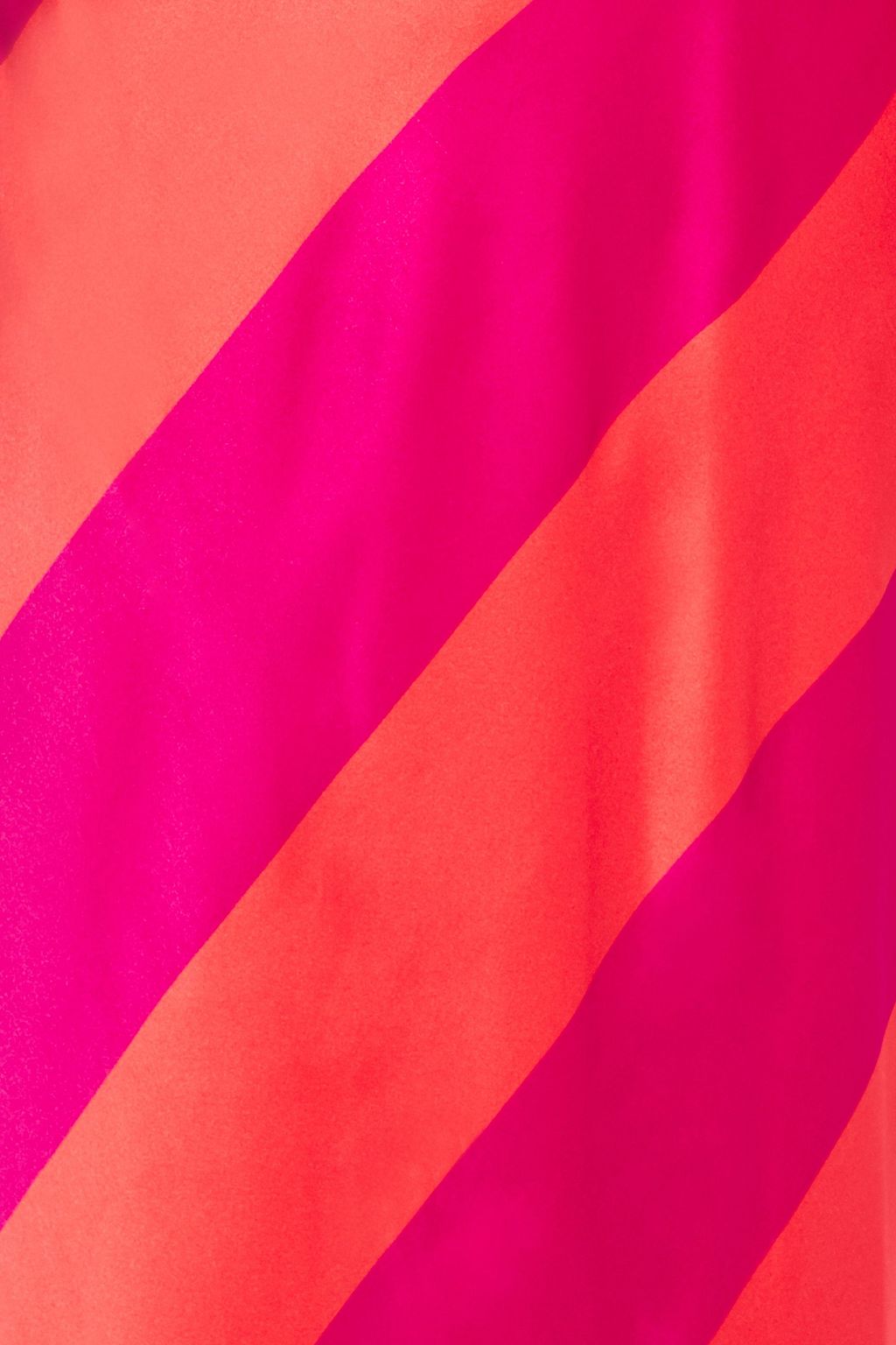 SALONI Lily one-shoulder striped silk-satin gown