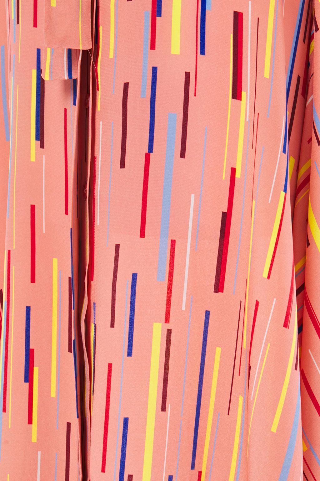 CHINTI & PARKER Asymmetric printed silk crepe de chine midi dress