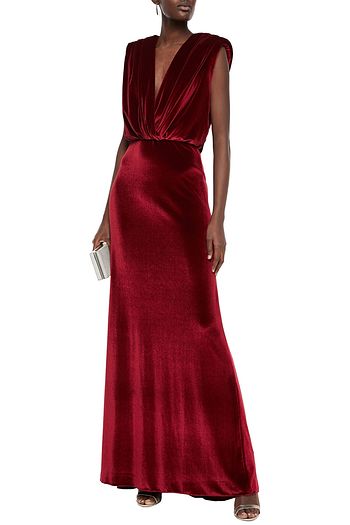 velvet cloth dress
