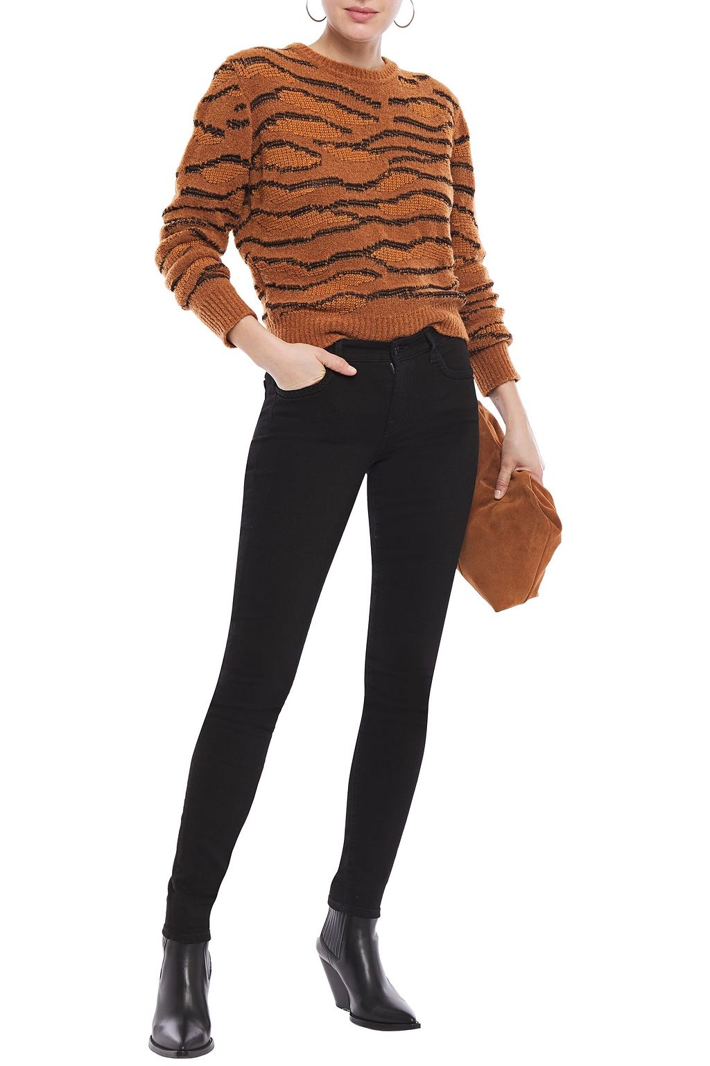 7 FOR ALL MANKIND Mid-rise skinny jeans