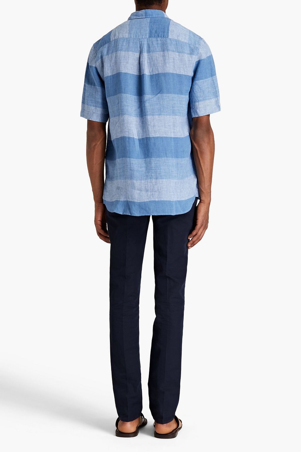 SUNSPEL Checked linen shirt