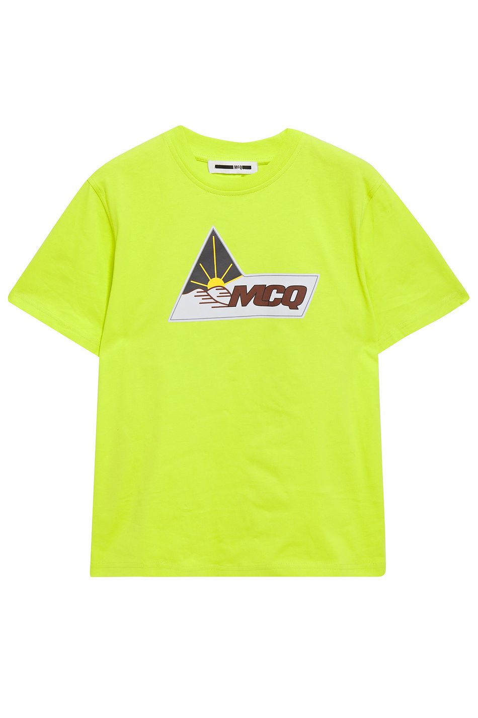 neon green designer shirt