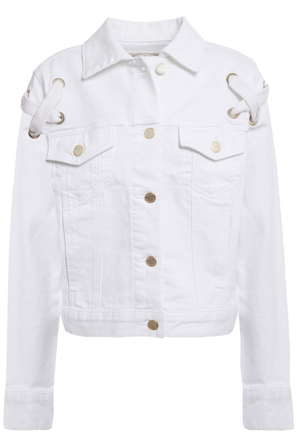 michael kors white jean jacket