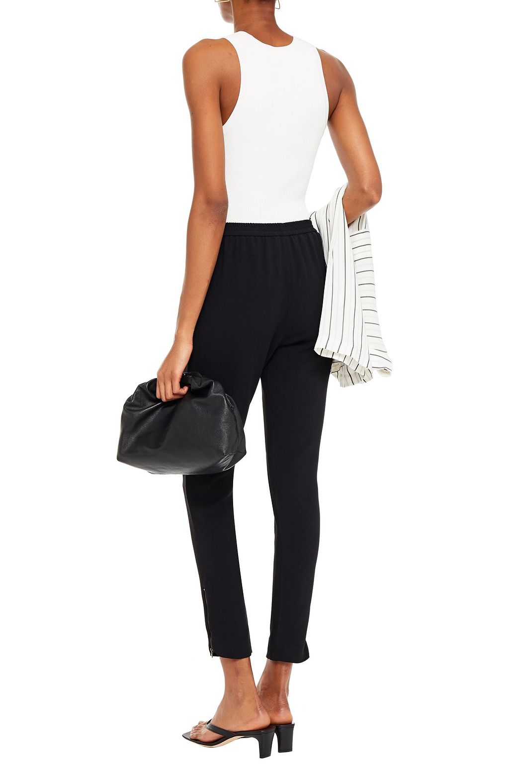 STELLA MCCARTNEY Tamara stretch-crepe track pants