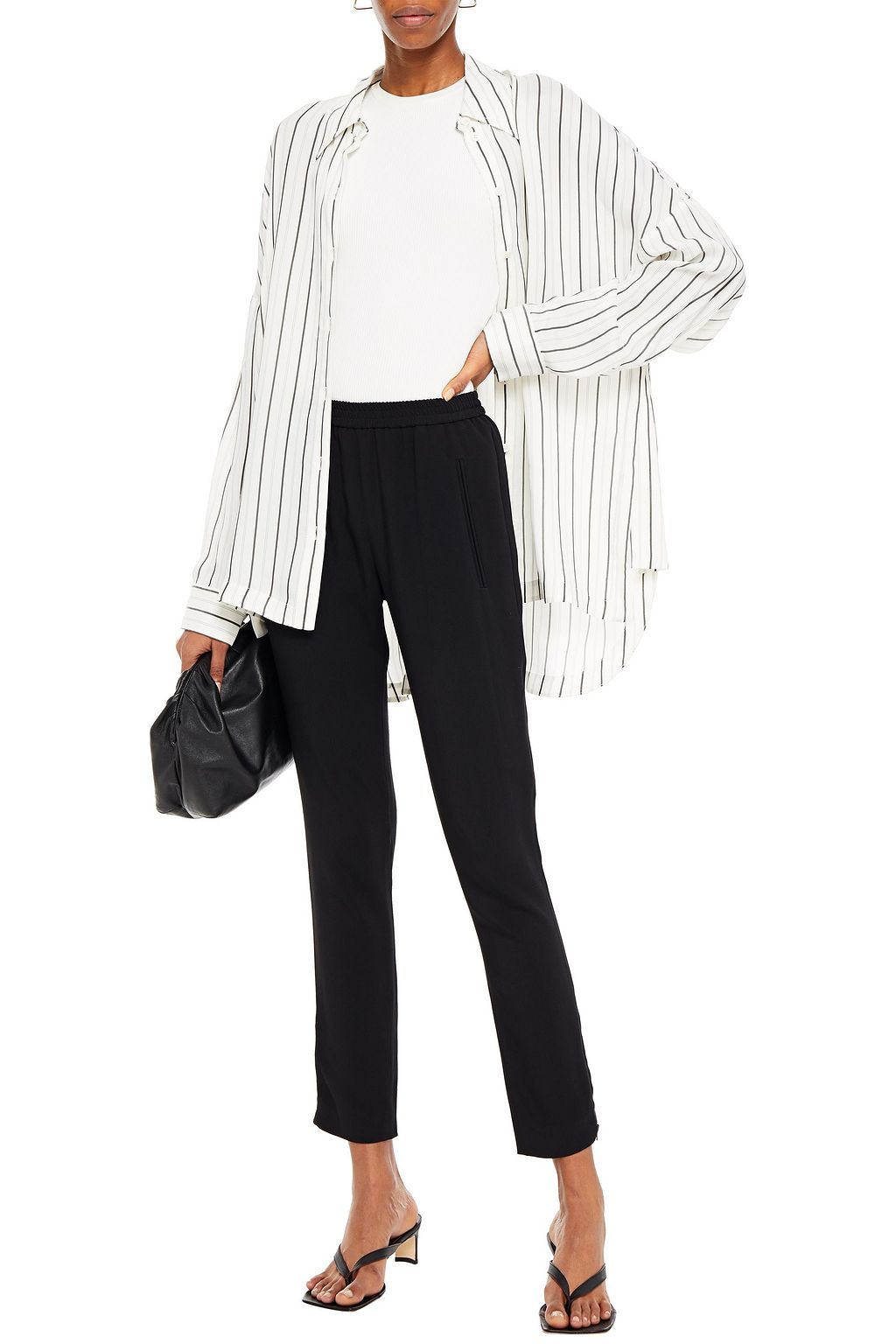 STELLA MCCARTNEY Tamara stretch-crepe track pants