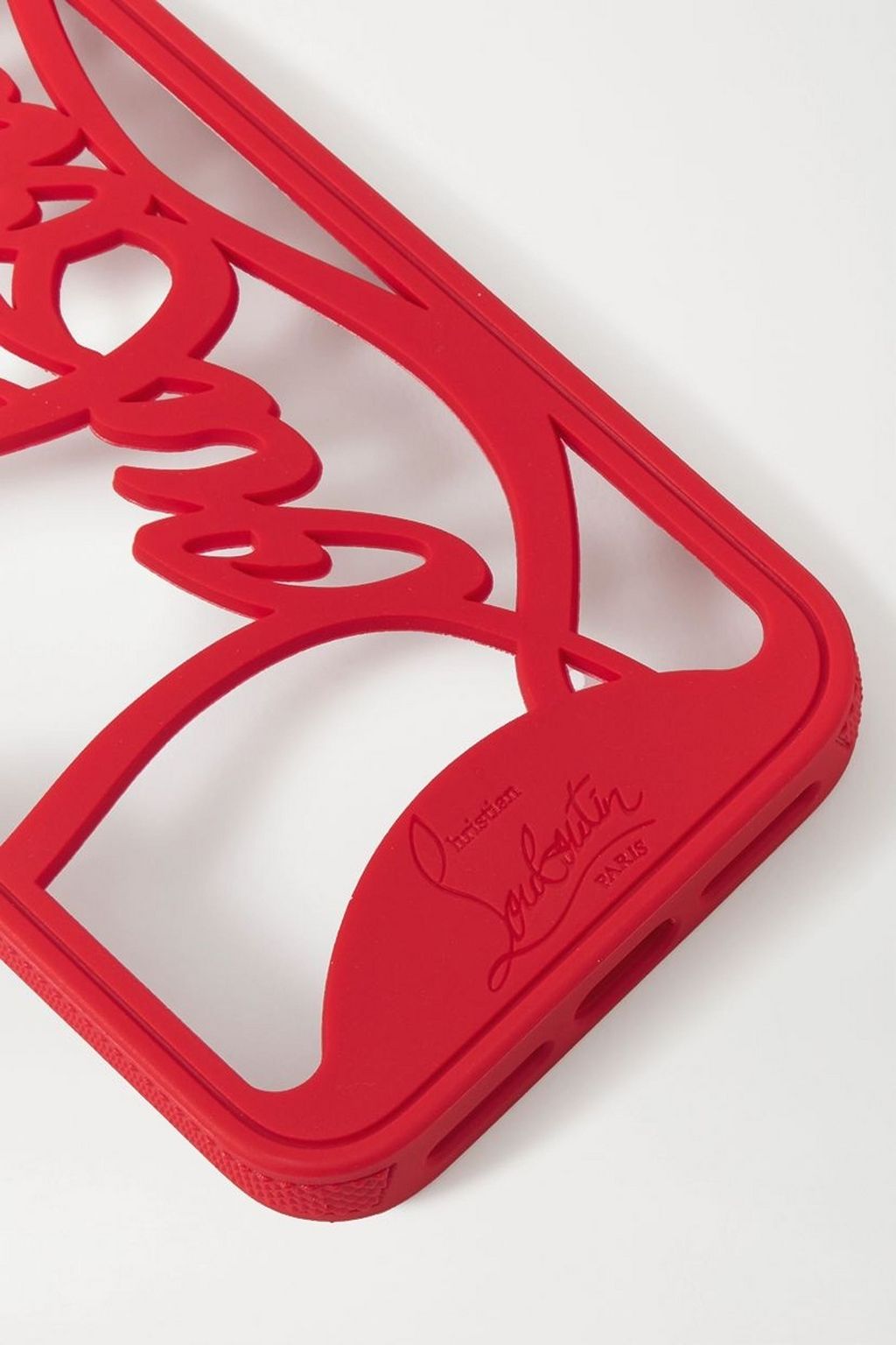 CHRISTIAN LOUBOUTIN غطاء هاتف iPhone 11 Pro ‏Louboutin من البلاستيك الشفاف بشعار العلامة وفتحات