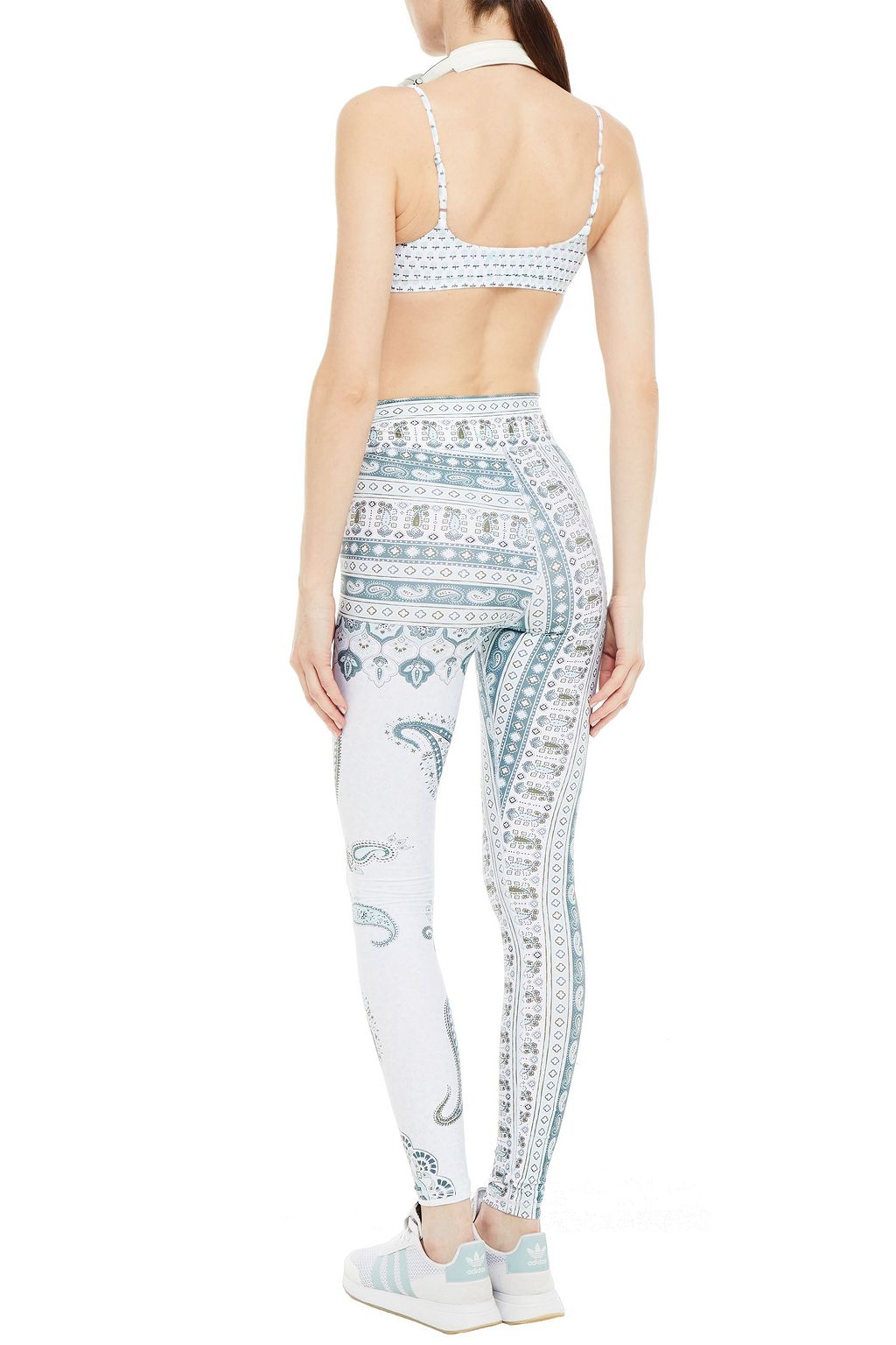 THE UPSIDE Printed stretch sports bra