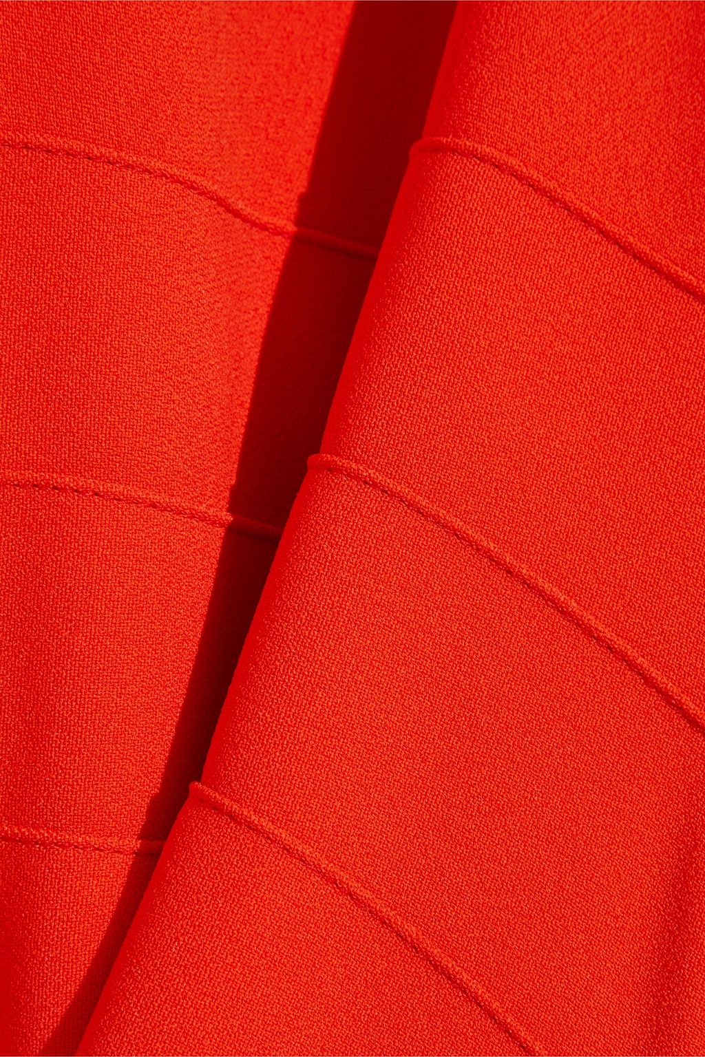 VICTORIA BECKHAM Pleated cady midi dress